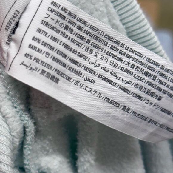 Hollister light pastel blue icon hoodie - Picture 7 of 7